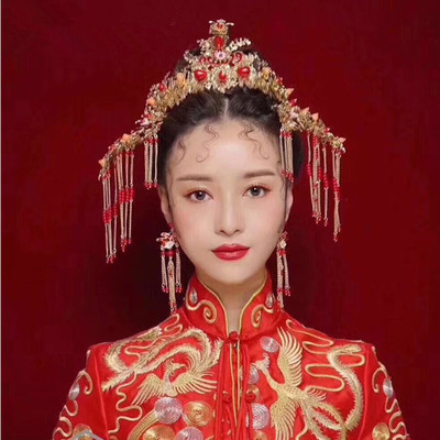 18豪華髪飾り物セット唐装漢服中国風ウェディング チャイナ古代宮廷コスプレ衣装撮影結婚式グッズ ヘアアクセサリー ピアス花嫁の通販はau Pay マーケット 岩見洋服店