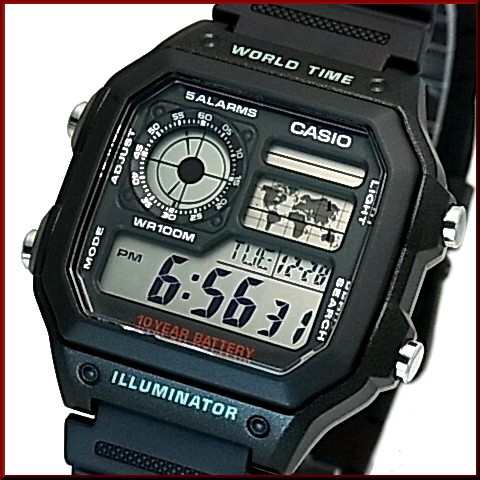 casio カシオ オファー 腕時計 デジタル ae-1200wh-1a