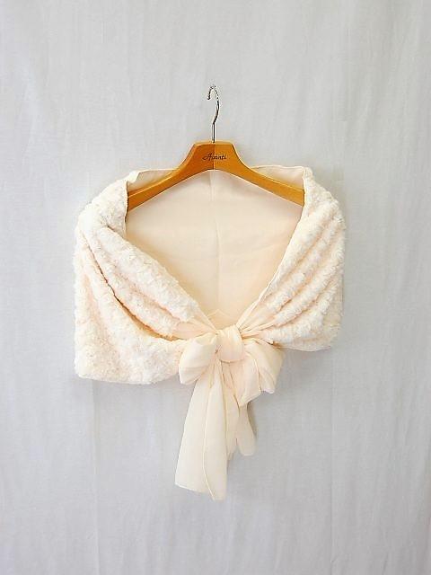 ストール059 結婚式 パーティー ファーストール ショール 冬 ベージュ 渦巻き ふわふわ ファー ショール 即納 メール便送料無料の通販はau Pay マーケット ドレス大好き アバンティ