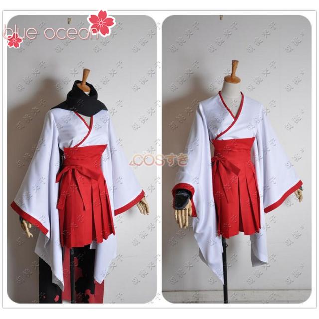 妖狐×僕SS 白鬼院凜々蝶 しらきいんりりちよ プリント和服 風 コスプレ衣装 アニメ コスチューム Cosplay イベント 変装 仮装_3