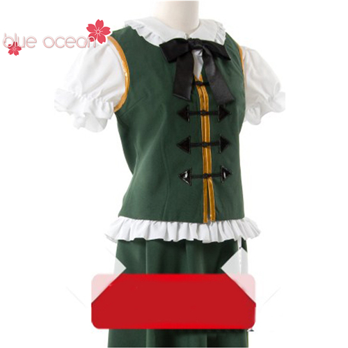 東方Project 紅美鈴 ほんめいりん 風 コスプレ衣装 cosplay cos