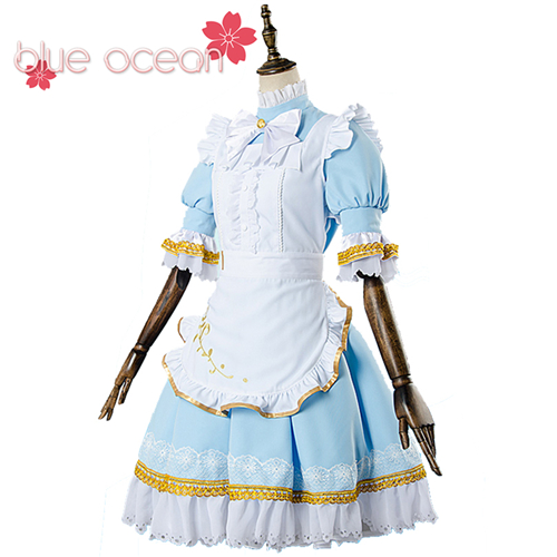Lovelive ラブライブ!　不思議の国のアリス　女仆装 高海 千歌 たかみ ちか 風 コスプレ衣装 cosplay cos_1
