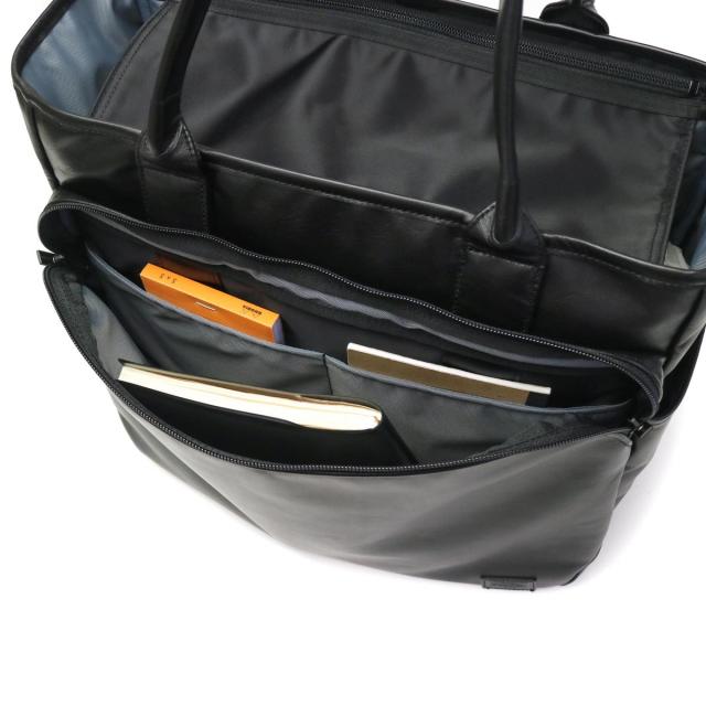 ポーター タイム ブラック トートバッグ 146-16104 吉田カバン PORTER TIME BLACK バッグ 吉田かばん トート A4 レザー 本革 日本製 通勤 メンズ_5