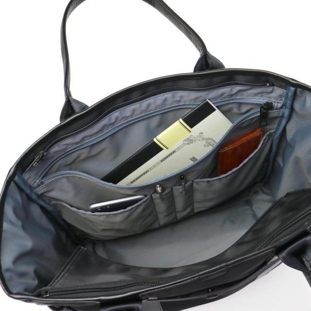 ポーター タイム ブラック トートバッグ 146-16104 吉田カバン PORTER TIME BLACK バッグ 吉田かばん トート A4 レザー 本革 日本製 通勤 メンズ_8