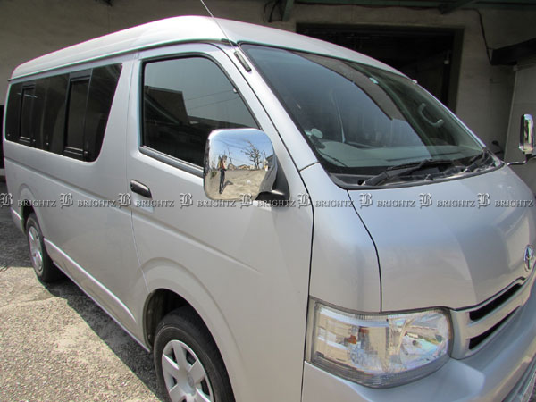 Brightz ハイエースバン 0 1型 2型 3型 4型 5型 メッキドアミラーカバー Mir Sid 241の通販はau Pay マーケット Brightz