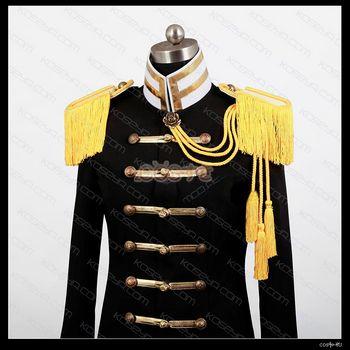 Axis Powers ヘタリア 日本 黒軍服 3巻欧州車事情 コスプレ衣装