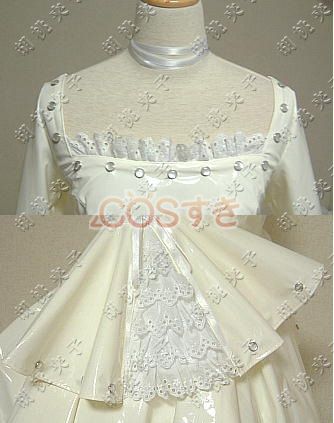 送料無料 ちょびっツ ちぃ LOLITA洋服 白いきらきら皮 コスプレ衣装