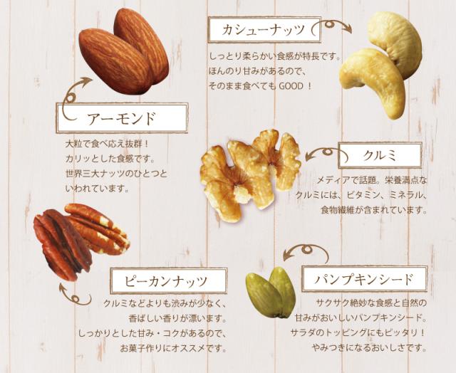 やみつき 8種のナッツ＆フルーツ (無添加 無塩 素焼き ナッツ類