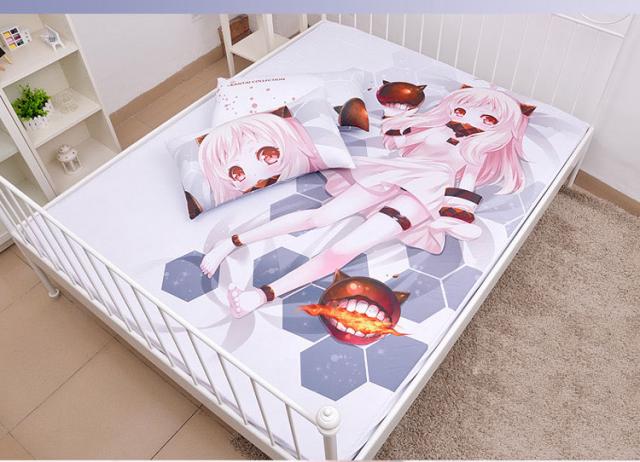 描き下ろし添い寝シーツ♪艦隊これくしょん 北方棲姫 イラスト シングル シーツ&ピローケースセット/アニメ/200X100cmの通販は 6,699円