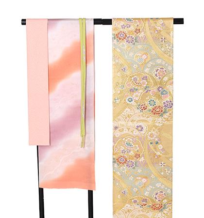 往復送料無料 全部揃って安心 大学 高校 小学生  3泊4日 卒業式 入学式 訪問着 レンタル  A 訪問着 No.011-0975-S