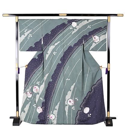 往復送料無料 全部揃って安心 大学 高校 小学生  3泊4日 卒業式 入学式 訪問着 レンタル  A 訪問着 No.011-1152-M