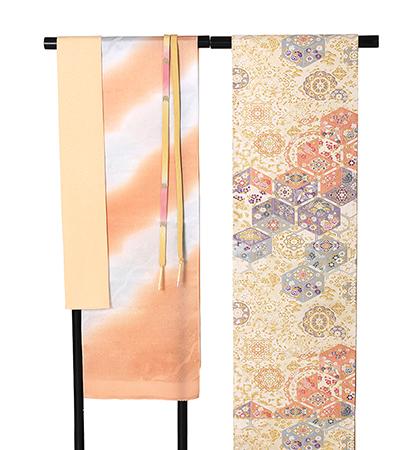 往復送料無料 全部揃って安心 大学 高校 小学生  3泊4日 卒業式 入学式 訪問着 レンタル  A 訪問着 No.011-0949-M