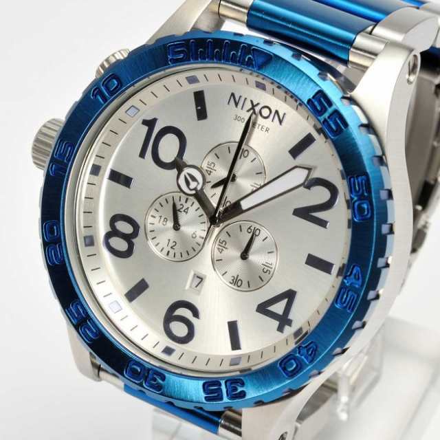 ニクソン NIXON 腕時計 51-30 CHRONO メンズ A083-Blue Silver ブルー