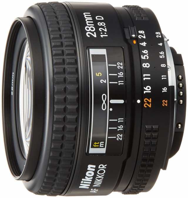 【中古　保証付 送料無料】Nikon Ai AF Nikkor 28mm f/2.8D