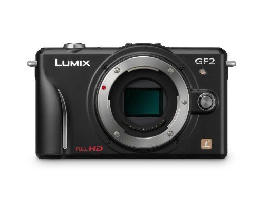 【中古　保証付 送料無料】Panasonic デジタル一眼カメラ GF2 ボディ DMC-GF2 -Kの通販は