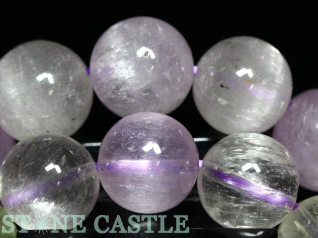 ☆高品質☆【天然石 ブ☆高品質☆【天然石 ブレスレット】クンツァイト (5A) (約11.5〜12mm) (ケース付) パワーストーン 母の日 ギフト_3