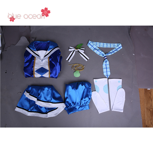 松浦 果南 Lovelive! ラブライブ！ サンシャイン!! Sunshine! アクア aqours OP2 風 コスプレ衣装 cosplay 仮装_8