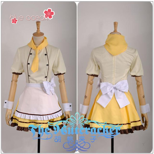 ラブライブ！lovelive!星空凛 ほしぞらりん COCO'S喫茶店 ココス喫茶店 メード服   風  コスプレ衣装  cosplay  cos   変装