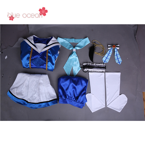 津島 善子 Lovelive! ラブライブ！ サンシャイン!! Sunshine! アクア aqours OP2 風 コスプレ衣装 cosplay 仮装_6