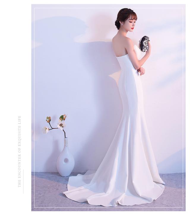 新作 ロングドレス パーティドレス ワンピ ナイトドレス ビスチェ トレーン 4色 結婚式 二次会 発表会 演奏会 オーダーサイズ可 D020 新作 ロングドレス パーティドレス ワンピ ナイトドレス ビスチェ