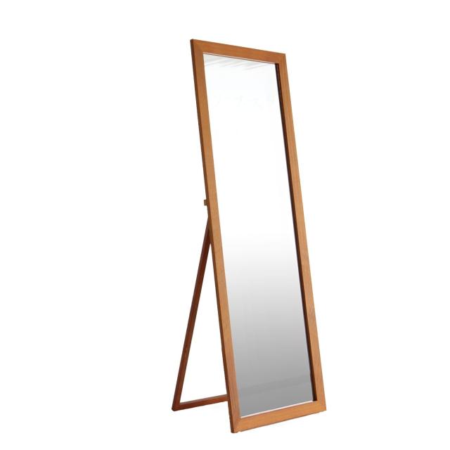 チーク突き板スタンドミラー fifty　TK-50の通販は 15,780円