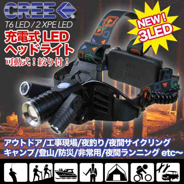 送料無料 ヘッドライト Led サイクルライト 角度調整 ヘッドランプ T6 Cree 800ルーメン 充電式 Usb アウトドア 登山 工事現場 釣の通販はau Pay マーケット Cool Beans