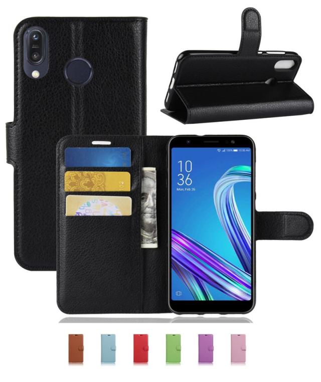 Asus Zenfone Max M1 Zb555kl用手帳型レザーケース 背面カバー スタンド機能 カード収納付き 高級puレザー スマホケース I117 の通販はau Pay マーケット 直店 Com