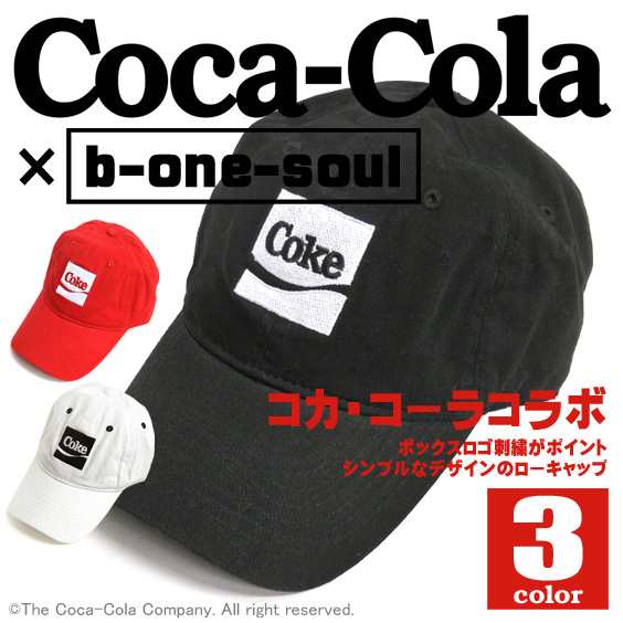 コカ コーラ キャップ Coca Cola ローキャップ B One Soul 帽子