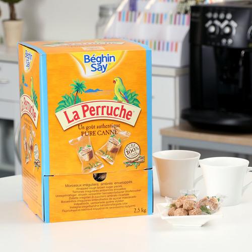 ベギャンセ ラ・ペルーシュ 角砂糖 ●ブラウンシュガー個包装 1箱(2.5kg) 【送料無料】