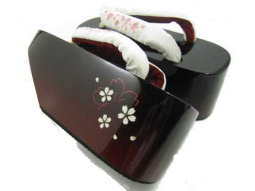 こっぽり下駄 桜 ぼかし 白 フリー サイズの通販はau Pay マーケット あおい 正直問屋