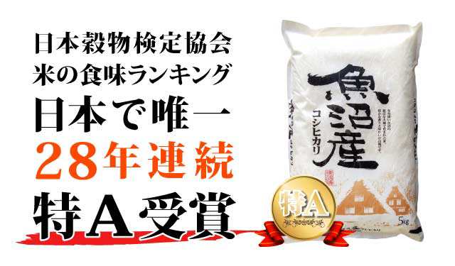 楽天市場】米 10kg 魚沼産コシヒカリ お米 10キロ 令和6年産 特A