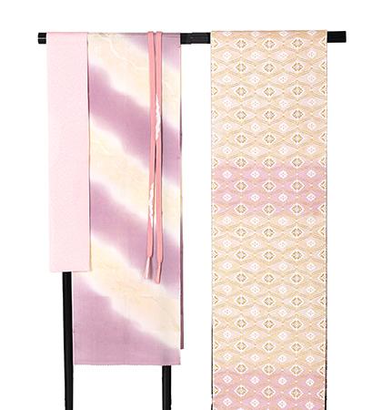 往復送料無料 全部揃って安心 大学 高校 小学生  3泊4日 卒業式 入学式 訪問着 レンタル  A 訪問着 No.011-1142-M