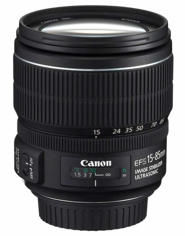 【中古　保証付 送料無料】Canon EF-S15-85mm F3.5-5.6 IS USM