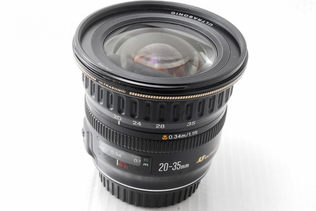 【中古　保証付 送料無料】Canon EF レンズ 20-35mm F3.5-4.5 USM カメラレンズ /キヤノン 単焦点レンズ/一眼レフカメラ/初心者/送料無料