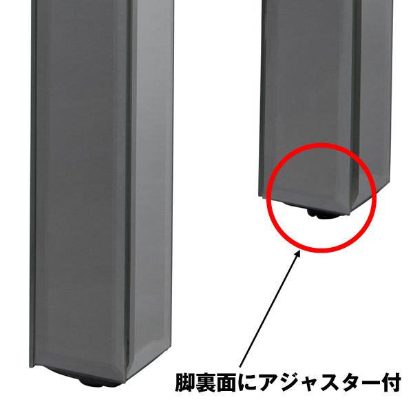 ジュエリークリスタル「ダイヤテーブルハイ」(ソファーサイドテーブル 電話台 花瓶置き台 荷物置き台 )_3