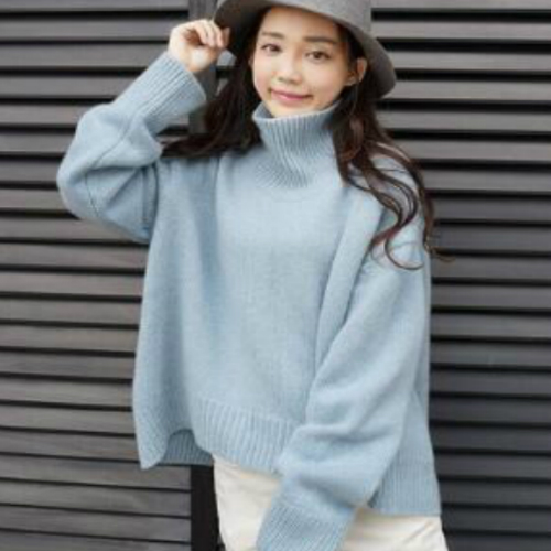 オフタートルネックニット トップス レディース ニット ハイネックニット 21 春新作の通販はau Pay マーケット Gramorous グラマラス