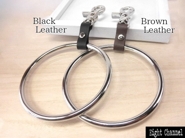キーホルダー リング 大きめ 輪っか 送料無料 本革 レザー シルバー 黒 茶 キーチェーン バイカー アメカジ 69祭 K 1943 2の通販はau Pay マーケット Eight Channel