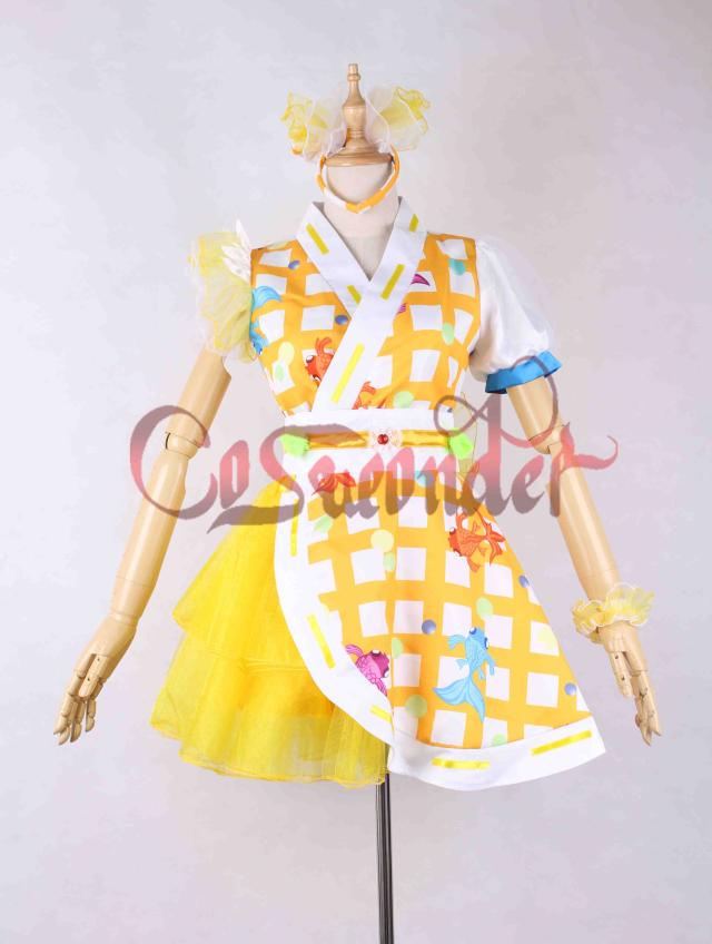 高品質 高級コスプレ衣装 ももクロ 風 桃神祭 タイプ 黄色 オーダーメイド コスチューム ハロウィンの通販は