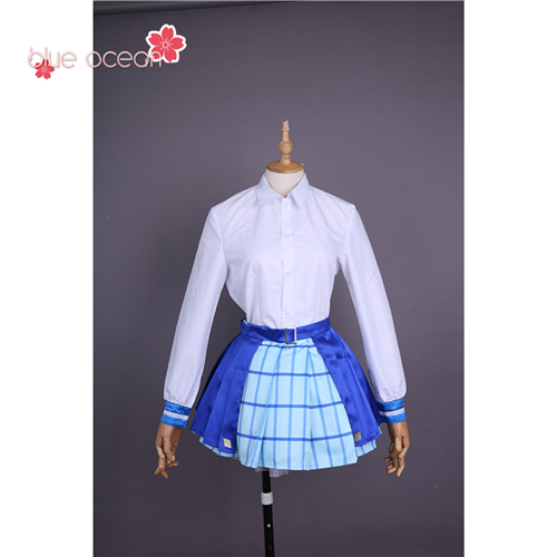 黒澤ダイヤ Lovelive! ラブライブ！ サンシャイン!! Sunshine! アクア aqours OP2 風 コスプレ衣装 cosplay 仮装_3