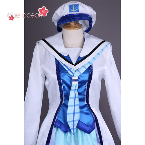 渡辺曜 Lovelive! ラブライブ！ サンシャイン!! Sunshine! アクア aqours OP2 風 コスプレ衣装 cosplay 仮装_6