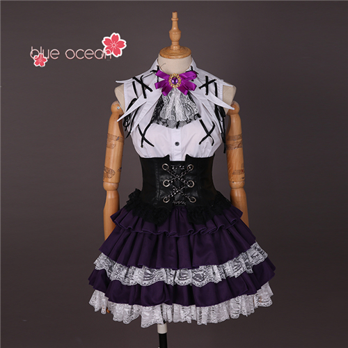 lovelive Sunshine Aqours ラブライブ サンシャイン アクア 津島 善子 GK 風 コスプレ衣装 コスチューム Cosplay 変装 仮装_3