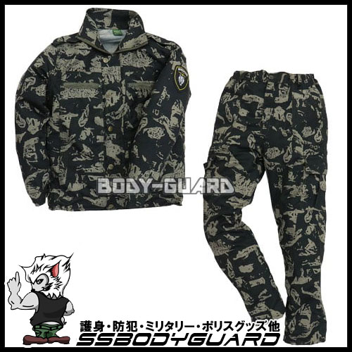 特殊部隊　服上下セット　ブラックホーク　L