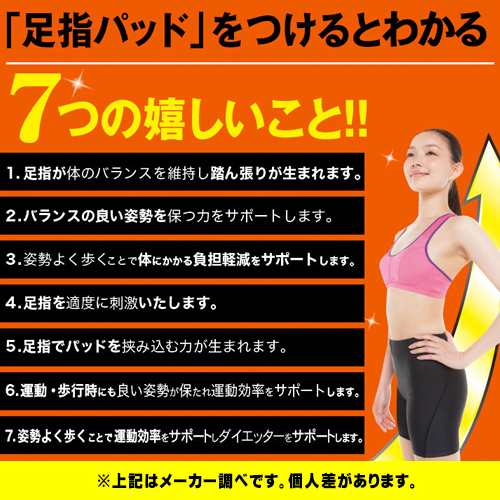 大山式ボディメイクパッドｐｒｏ 左右セット メール便対応商品 大山式プロ 黒 足サポーター 足指パッド Body Make Pad 足の疲れの通販はau Pay マーケット ライフナビ