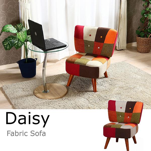 不二貿易 36046 ソファ1p デイジー パッチワークの通販は 16,800円