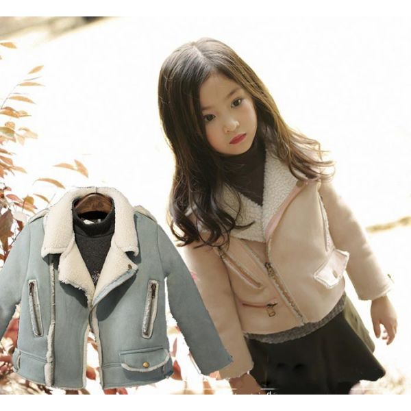 ライダース ジャケット ムートン風 女の子 キッズ 子供 コート もこもこ アウター ピンク 上着 100 110 1 130 140 の通販はau Pay マーケット 子供ドレスのhumming K