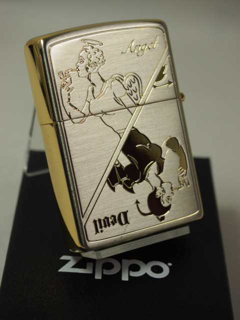 ジッポーZippo ウィンディーガール/エンジェル＆デビル・シルバーゴールド 金銀 両面Windy1935ガール新品の通販はau PAY マーケット  - だるまや Zippo Shop DARUMAYA | au PAY マーケット－通販サイト