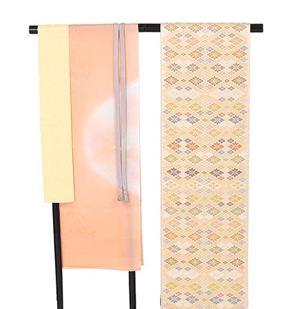 往復送料無料 全部揃って安心 大学 高校 小学生  3泊4日 卒業式 入学式 訪問着 レンタル  A 訪問着 No.011-0763-S