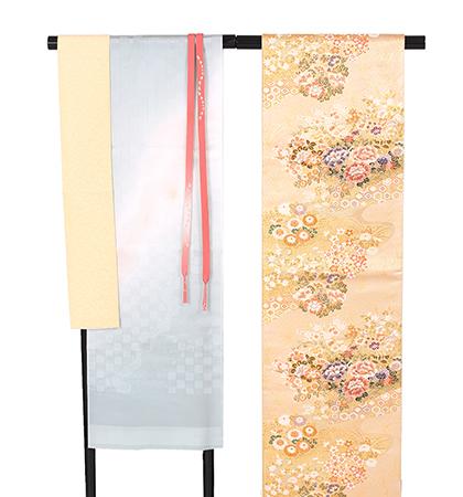 往復送料無料 全部揃って安心 大学 高校 小学生  3泊4日 卒業式 入学式 訪問着 レンタル  A 訪問着 No.011-0741-S