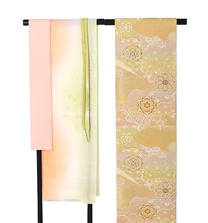 往復送料無料 全部揃って安心 大学 高校 小学生  3泊4日 卒業式 入学式 訪問着 レンタル  A 訪問着 No.011-0974-S