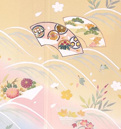 往復送料無料 全部揃って安心 大学 高校 小学生  3泊4日 卒業式 入学式 訪問着 レンタル  A 訪問着 No.011-1039-M